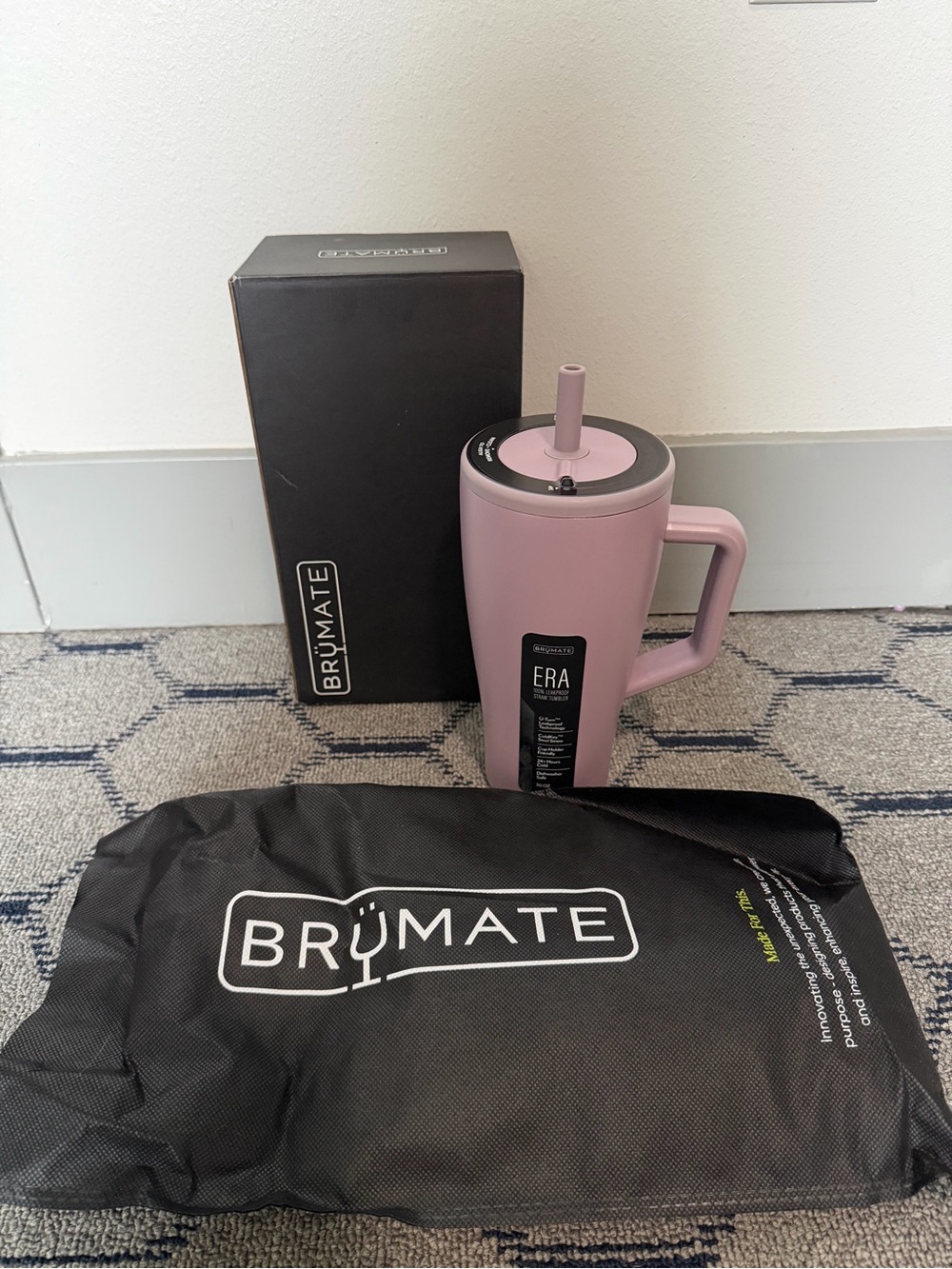 BrüMate ERA Travel Mug - Mauve Pink